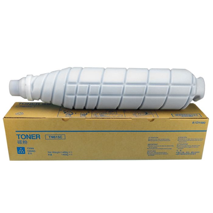 Cyan Konica Minolta TN615C bizhub PRESS C8000 A1DY430 Toner Cartridge ...